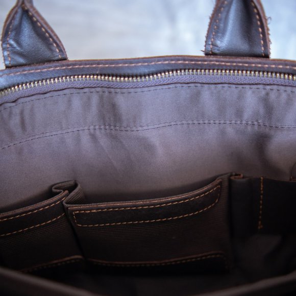 Handmade Leather Bag - Picture 3 of 3